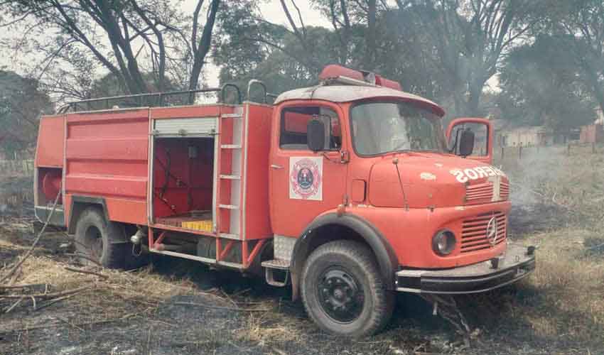 Bomberos Voluntarios de El Manantial sin autobomba