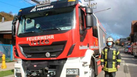 Bomberos de Puerto Varas celebró la entrega de nuevo carro para la Segunda Compañía