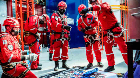 Bomberos realizó curso en el Centro de Entrenamiento de la Empresa FF SRL