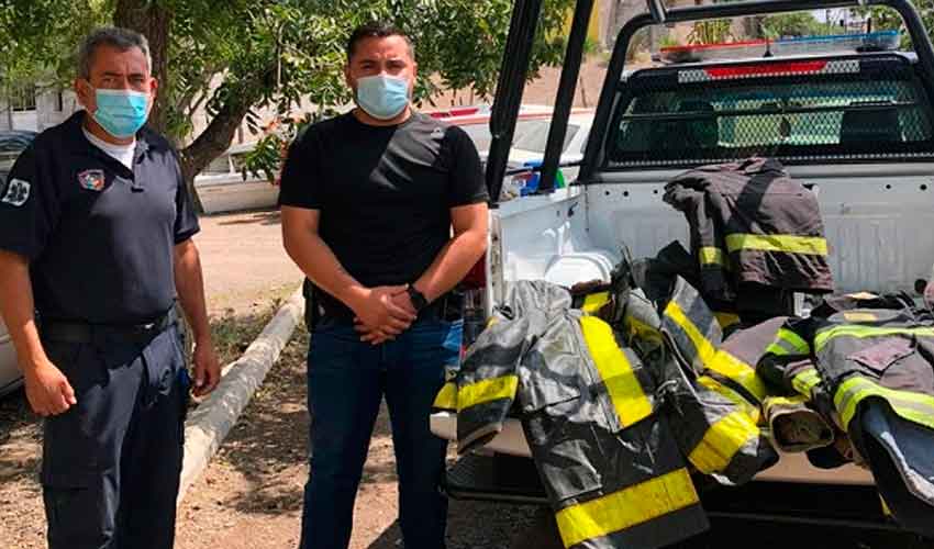 Recibe La Cruz equipamiento para el Cuerpo de Bomberos