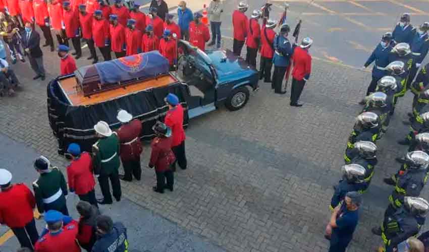 Bomberos de Rancagua despidió a su ex superintendente don Patricio Herrera