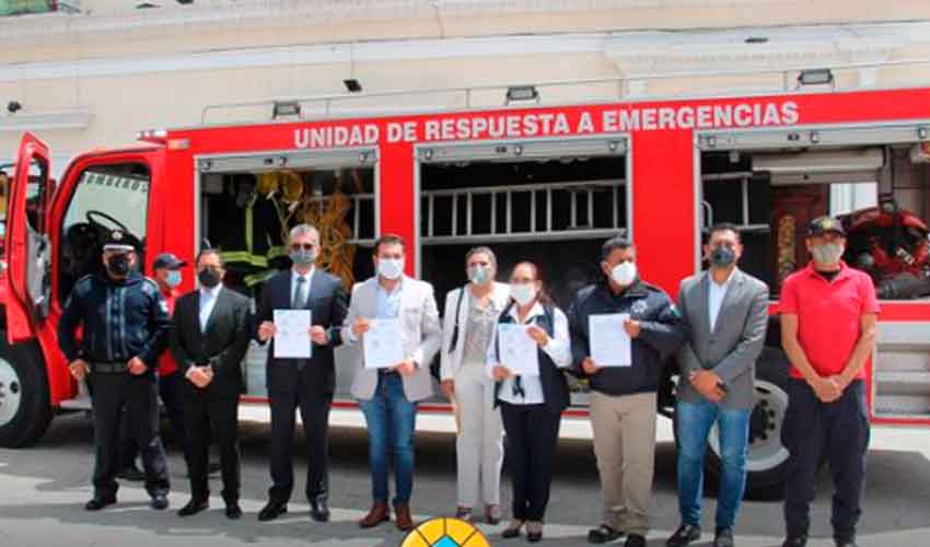 Huamantla tendrá camión de bomberos para atender siniestros