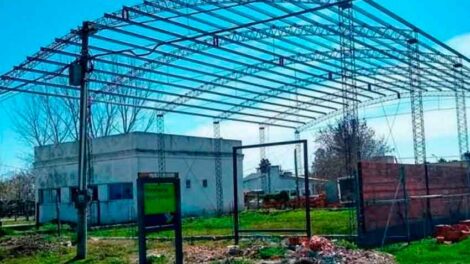 Comenzó la construcción del cuartel de Bomberos de Pueblo Belgrano