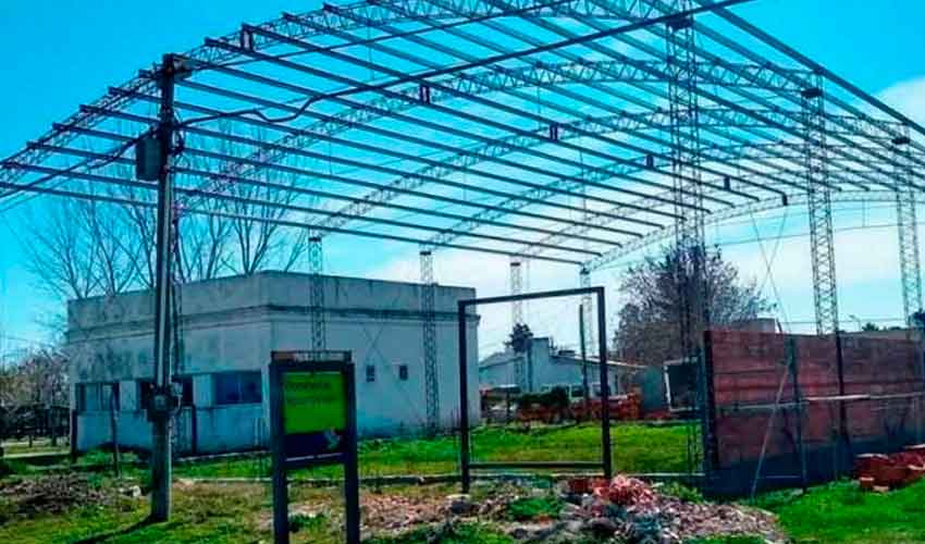 Comenzó la construcción del cuartel de Bomberos de Pueblo Belgrano