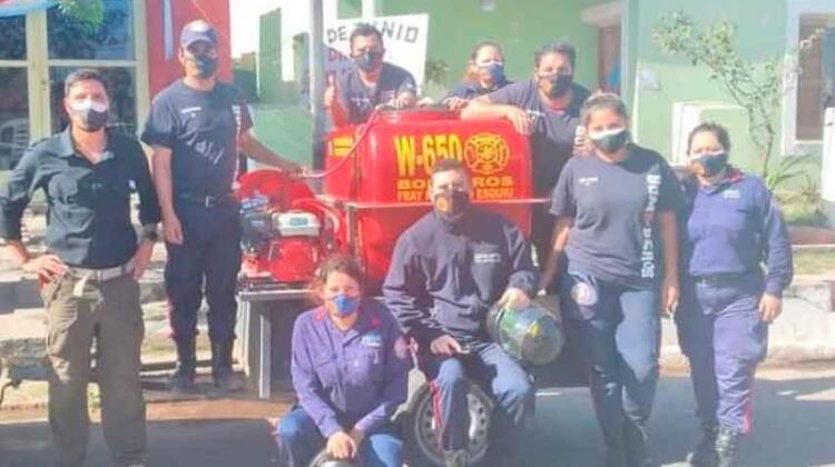 Crece el malestar de bomberos de Fray Mamerto Esquiú