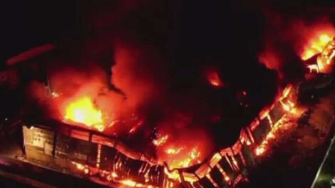 Más de 20 dotaciones de Bomberos trabajaron en un Incendio