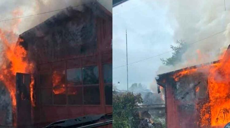 Un incendio destruyó un cuartel de Bomberos en San Patricio