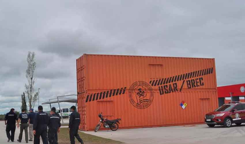 Se inauguró centro de entrenamiento de bomberos voluntarios