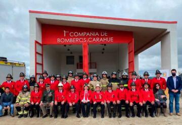 Inauguran nuevo cuartel de compañía de Bomberos en Carahue