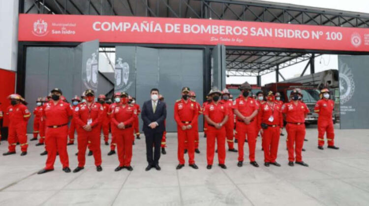 Bomberos del Perú cuentan con nueva estación en San Isidro