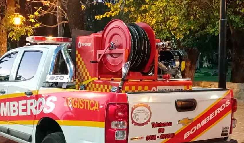 Bomberos de Alcira adquirió un equipo de ataque rápido Inforest