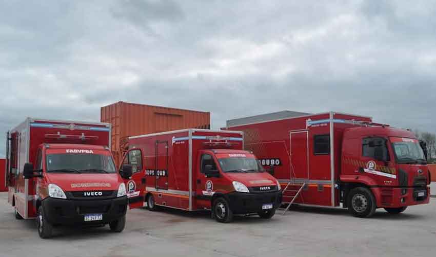 Se inauguró centro de entrenamiento de bomberos voluntarios