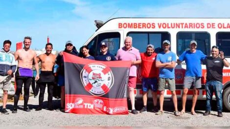 Bomberos de Olavarria certificaron para buzos de rescate