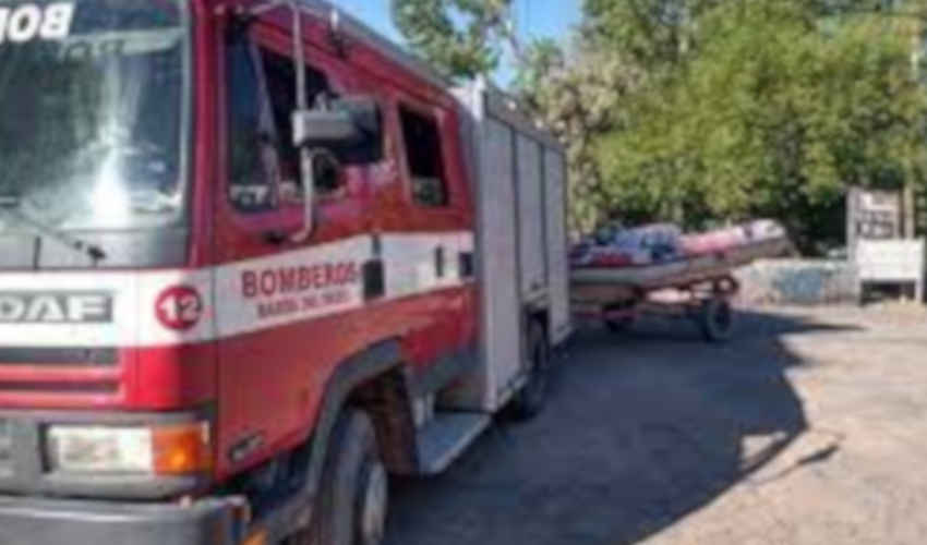 Intervinieron cuartel de Bomberos de Barda del Medio