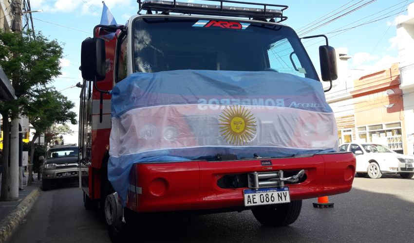 Bomberos Voluntarios de Puerto Madryn presentó una nueva unidad