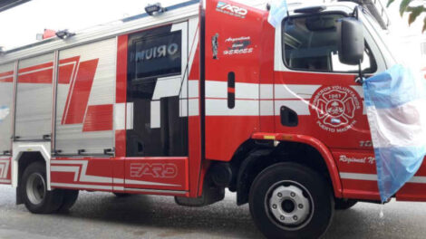 Bomberos Voluntarios de Puerto Madryn presentó una nueva unidad