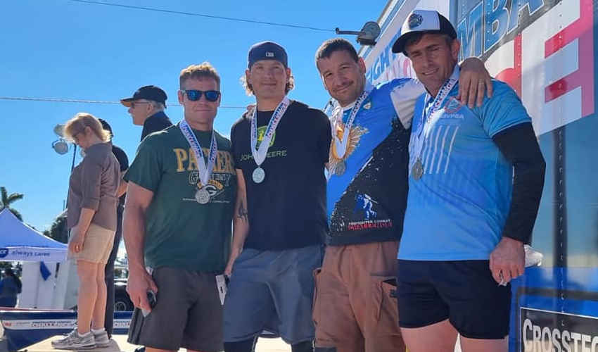 Podio Argentino en el mundial de Bomberos