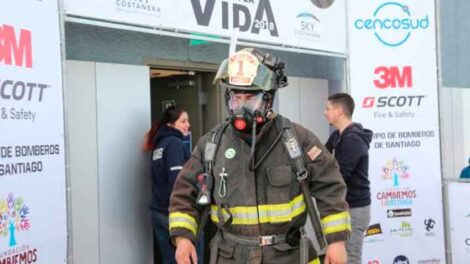 Bomberos volverá a subir al Costanera Center para promover la donación de órganos