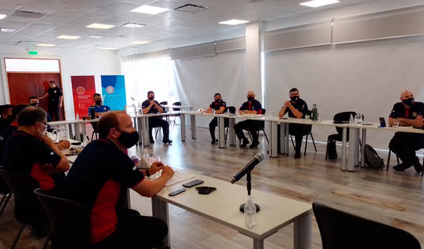 Reunión del Departamento Seguridad del Bombero