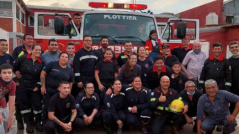 Bomberos de Plottier con nuevo autobomba