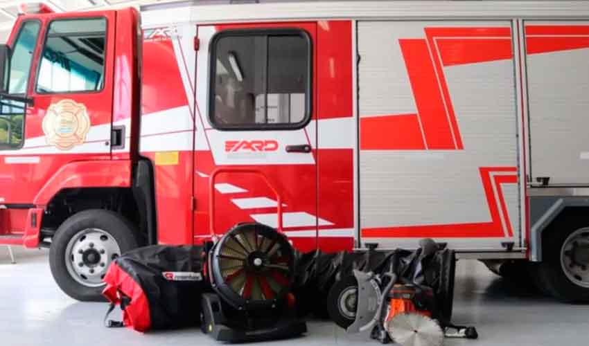 Nuevas herramientas para los bomberos voluntarios de Rawson