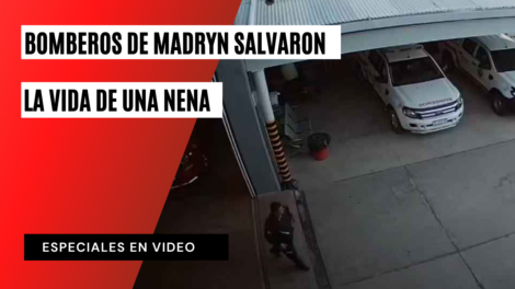 Bomberos de Madryn salvaron la vida de una nena