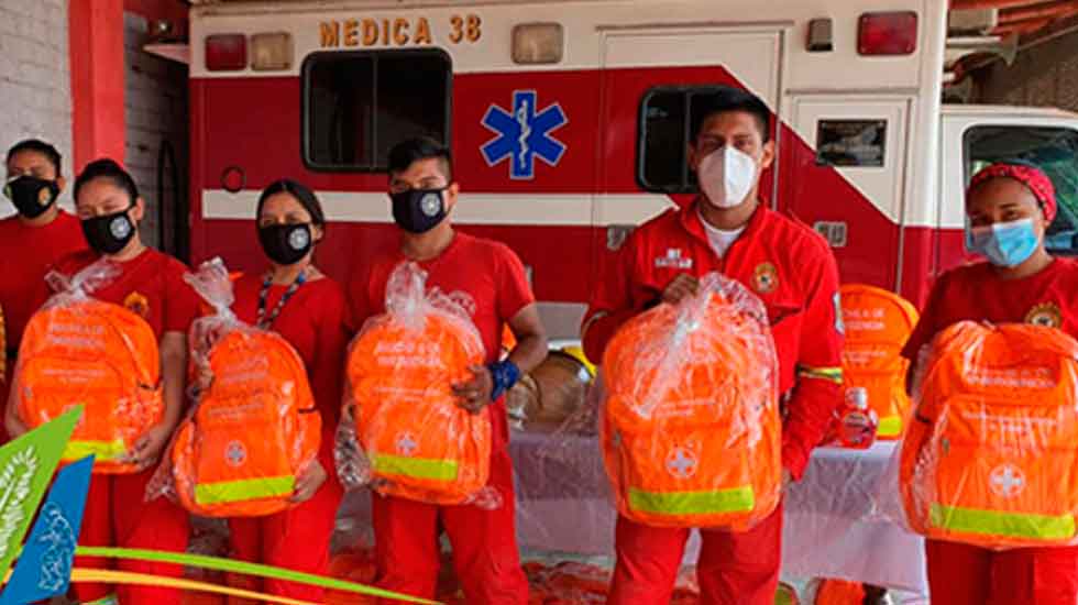 Entrega de Mochilas Equipadas y Kit de Protección COVID