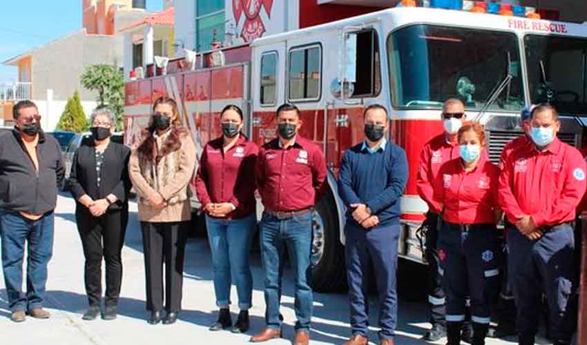 Camión de bomberos para el Cañón de Juchipila