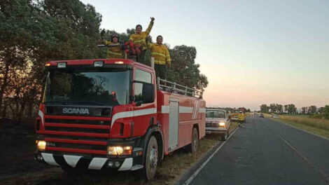Bomberos de Bartolomé Bavio con nueva unidad
