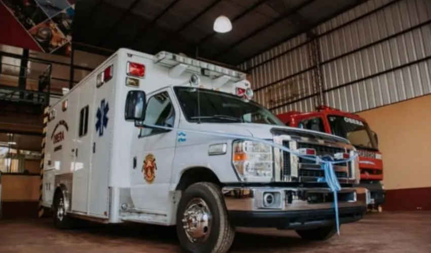 Bomberos de Oberá recibieron una nueva unidad de rescate