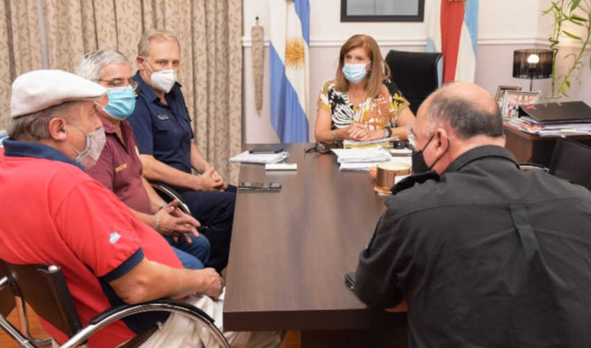 El gobierno refuerza acciones con los Bomberos Voluntarios
