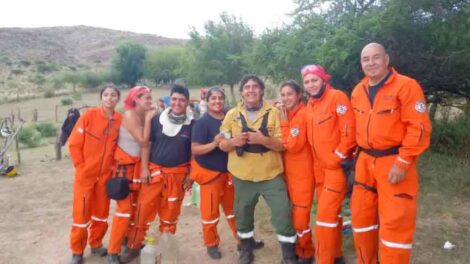 El trabajo de los bomberos voluntarios en primera persona