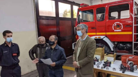 Bomberos Voluntarios de Esquel cerró el año recibiendo nuevo equipamiento