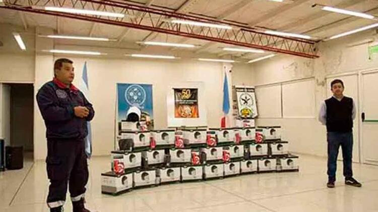 Bomberos Voluntarios de Luján presentó nuevo equipamiento de seguridad