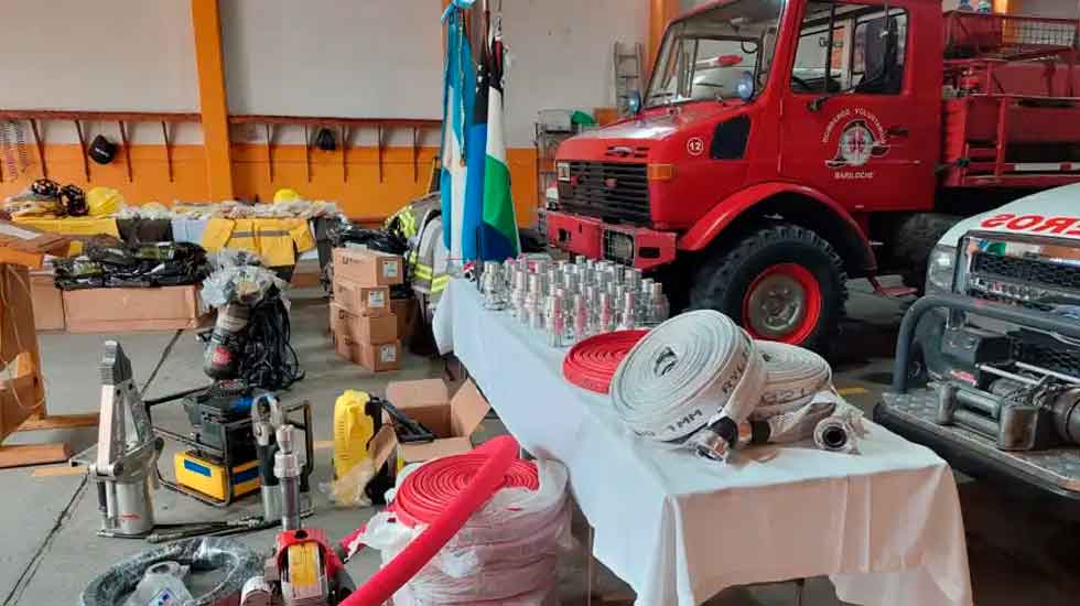 Nuevo equipamiento para Bomberos Voluntarios de Bariloche