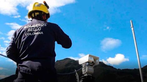 Bomberos de Bello tiene una cámara térmica para control de incendios