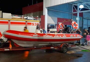Bomberos Voluntarios de Luján de Cuyo sumó una nueva embarcación para rescate acuático