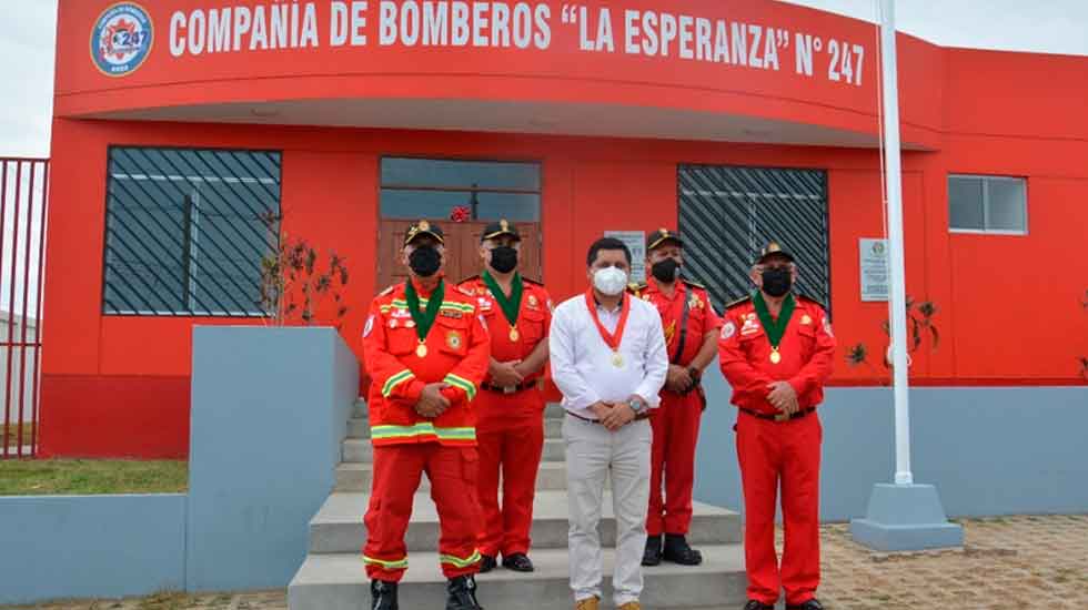 La Esperanza inaugura su Compañía de Bomberos