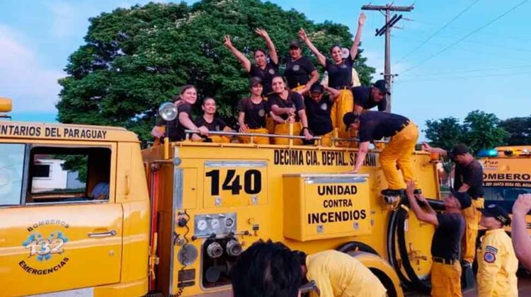 Tacuatí ya cuenta con su propia compañía de bomberos