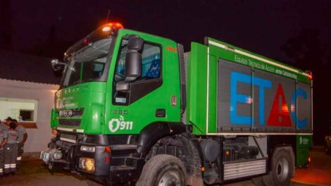 El ETAC y más bomberos de Córdoba se unen a la lucha en Corrientes