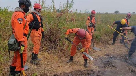 La Ciudad envió un equipo para combatir los incendios en Corrientes