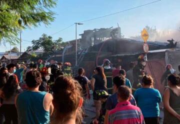 Incendio afecta a viviendas en Renca: vecinos acusaron falta de agua