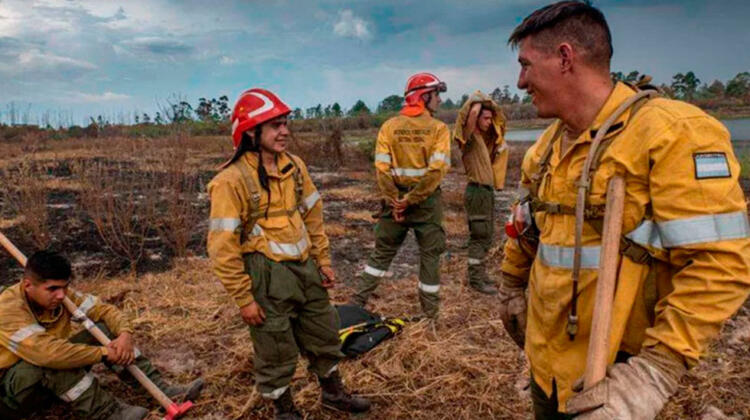 El Papa Francisco felicitó a los bomberos que lucharon contra los incendios