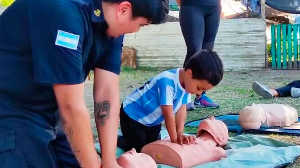 Bomberos dictarán clases de RCP gratis en Monte Grande