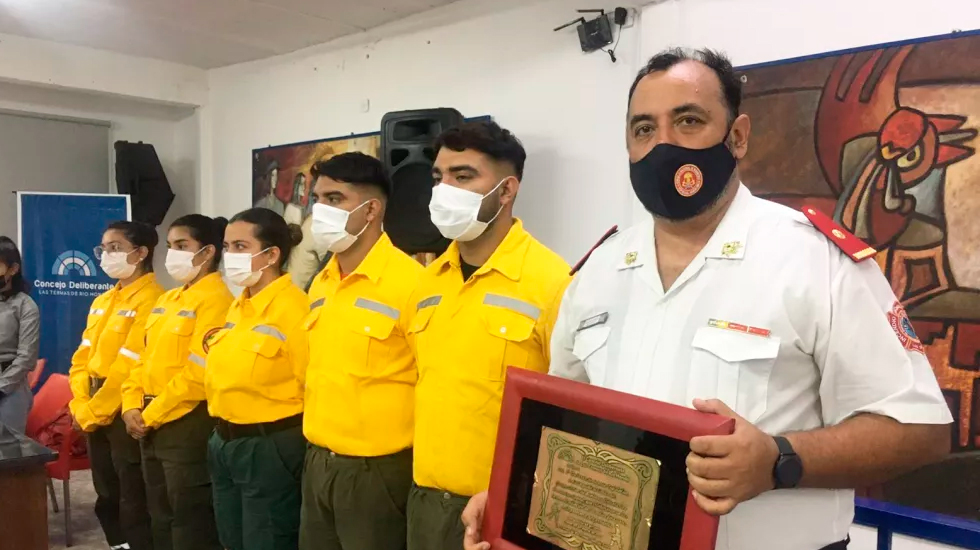 Dieron reconocimiento a los Bomberos de Las Termas de Río Hondo