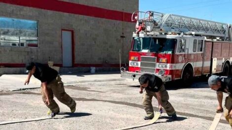 Capacitan a bomberos en el uso de equipos de emergencia