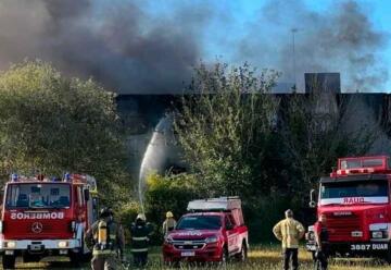 Córdoba: Se incendió una fábrica de motos