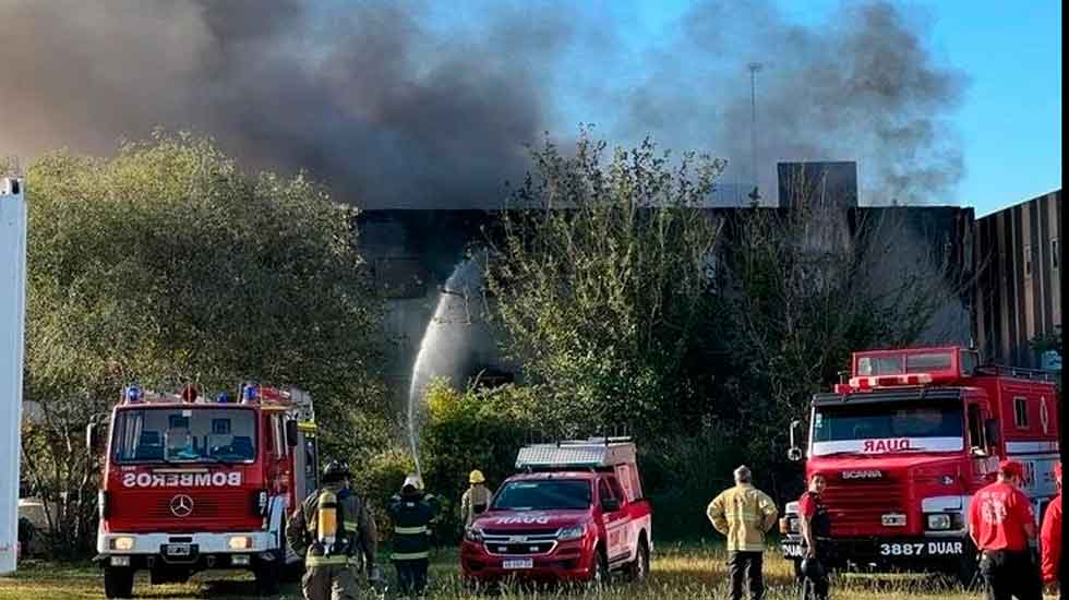 Córdoba: Se incendió una fábrica de motos