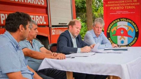 Refaccionarán el cuartel de los Bomberos Voluntarios de Puerto Tirol