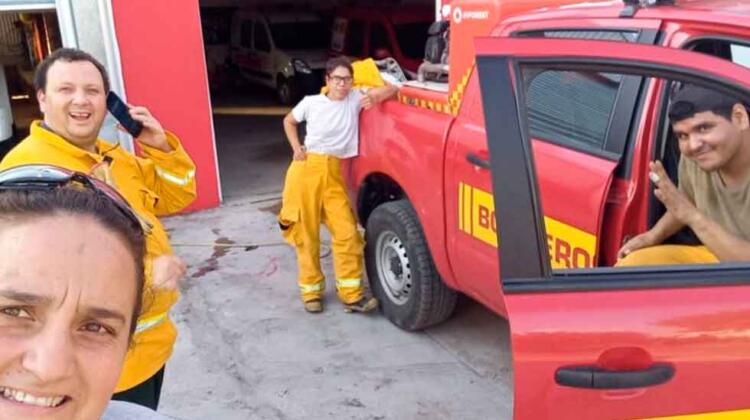 Los bomberos voluntarios de Alta Italia siguen sumando equipamiento